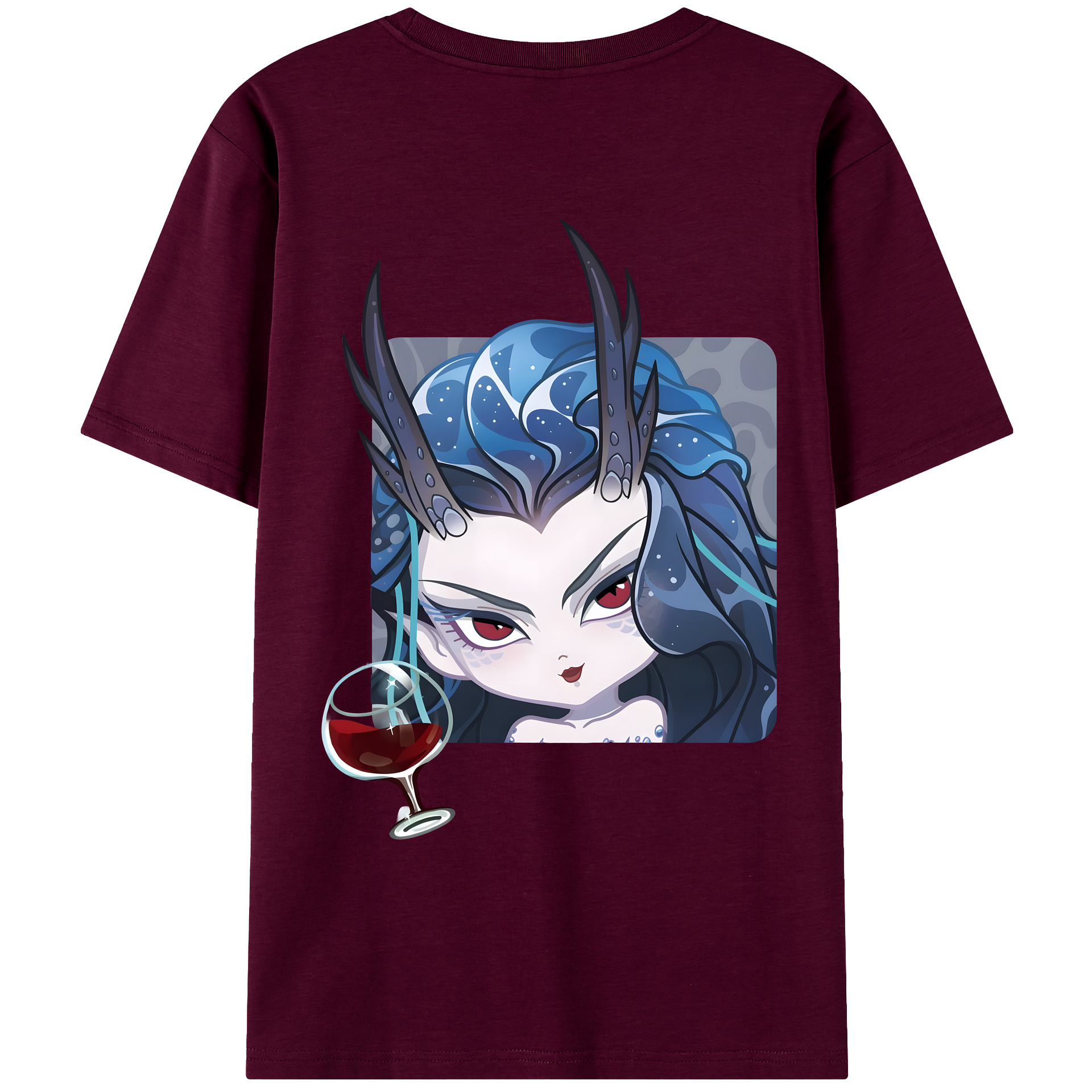 （画像用） Ne Zha 2 ナタ 魔童の大暴れ レディース半袖Tシャツ(バックプリント)